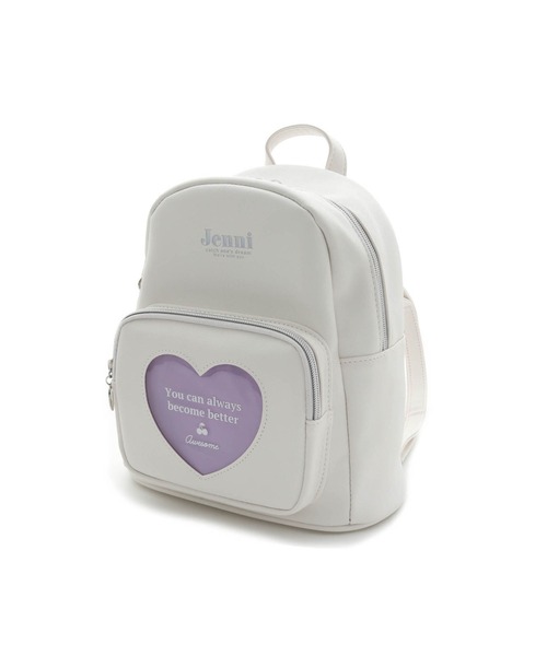 JENNI（ジェニィ）の「ハート窓合皮ミニリュック（バックパック