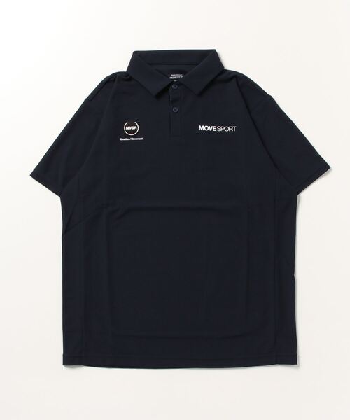 DESCENTE(デサント)の「デサント ミニカノコ バックロゴ POLO(ポロシャツ・メンズ・ネイビー/サーモンピンク/ライトグレー/ブラック/ホワイト・S/L/M/LL/3L)」の5枚目の写真