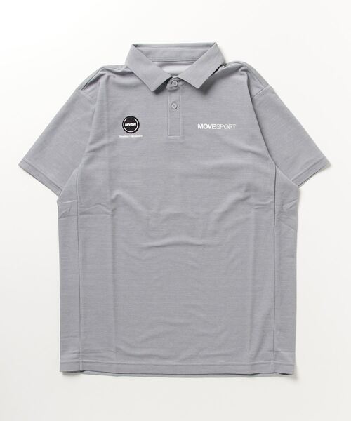 DESCENTE(デサント)の「デサント ミニカノコ バックロゴ POLO(ポロシャツ・メンズ・ネイビー/サーモンピンク/ライトグレー/ブラック/ホワイト・S/L/M/LL/3L)」の4枚目の写真