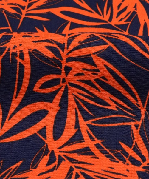 TOKYO SHIRTS（トウキョウシャツ）の「ボタニカル柄 半袖ブラウス（シャツ/ブラウス・レディース・ネイビー/オフホワイト・M/L）」の7枚目の写真