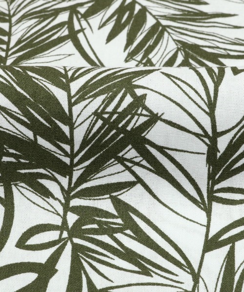 TOKYO SHIRTS（トウキョウシャツ）の「ボタニカル柄 半袖ブラウス（シャツ/ブラウス・レディース・ネイビー/オフホワイト・M/L）」の4枚目の写真