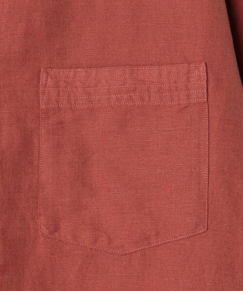 green label relaxing（グリーンレーベルリラクシング）の「ボイルリネン ジャストルーズ レギュラーカラー シャツ（シャツ/ブラウス・メンズ・オレンジ系その他/ライトグレー/ロイヤルブルー・XL/M/S/L）」の16枚目の写真