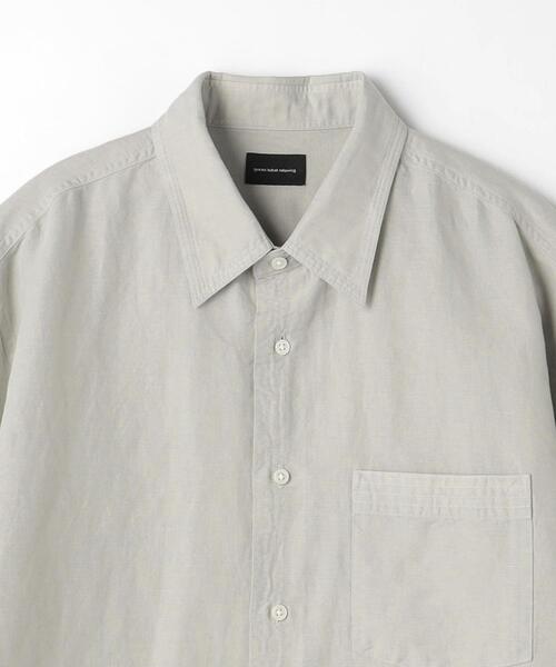 green label relaxing（グリーンレーベルリラクシング）の「ボイルリネン ジャストルーズ レギュラーカラー シャツ（シャツ/ブラウス・メンズ・オレンジ系その他/ライトグレー/ロイヤルブルー・XL/M/S/L）」の20枚目の写真