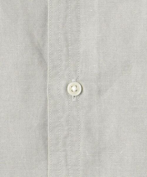 green label relaxing（グリーンレーベルリラクシング）の「ボイルリネン ジャストルーズ レギュラーカラー シャツ（シャツ/ブラウス・メンズ・オレンジ系その他/ライトグレー/ロイヤルブルー・XL/M/S/L）」の21枚目の写真