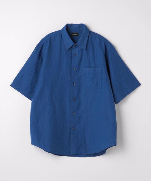 green label relaxing（グリーンレーベルリラクシング）の「ボイルリネン ジャストルーズ レギュラーカラー シャツ（シャツ/ブラウス・メンズ・オレンジ系その他/ライトグレー/ロイヤルブルー・XL/M/S/L）」の22枚目の写真