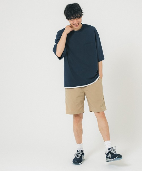 coca（coca）（コカ）の「メンズレイヤード風Tシャツ（Tシャツ/カットソー・メンズ・ブラック/ホワイト/ネイビー・M/L/XL）」の9枚目の写真