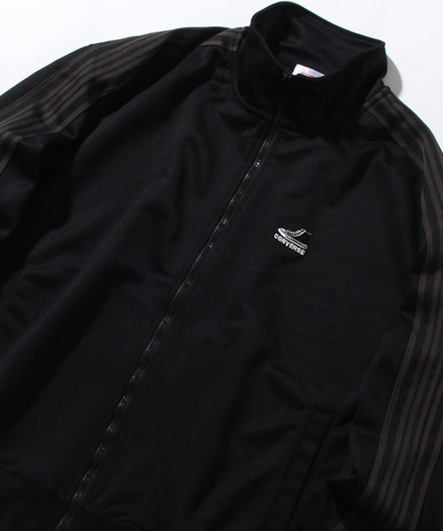 CONVERSE(コンバース)の「【CONVERSE/コンバース】ワンポイントシューズ刺繍 ダブルフェイス サイドライン トラックジャケット(ジャージ・メンズ・オフホワイト/ブラック/グレイッシュベージュ/ブルー系/ネイビー・M/L/LL)」の14枚目の写真