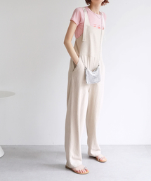 SLOBE citron. バックルサロペット
