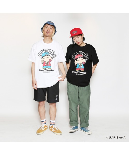 クレイジー・オリー　OSR　RR　R　みっころね24　マネちゃん　春先のどか RUDIE'SxCRAYON SHINCHAN RHYME TEE / ルーディーズ クレヨン