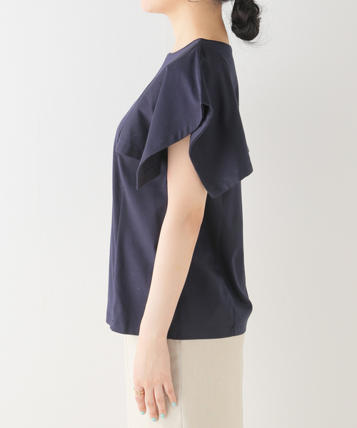 La TOTALITE（ラトータリテ）の「スクエアスリーブカットソー（T