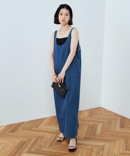 Rie Miller（リエミラー）の「スリットデニムワンピース（ワンピース