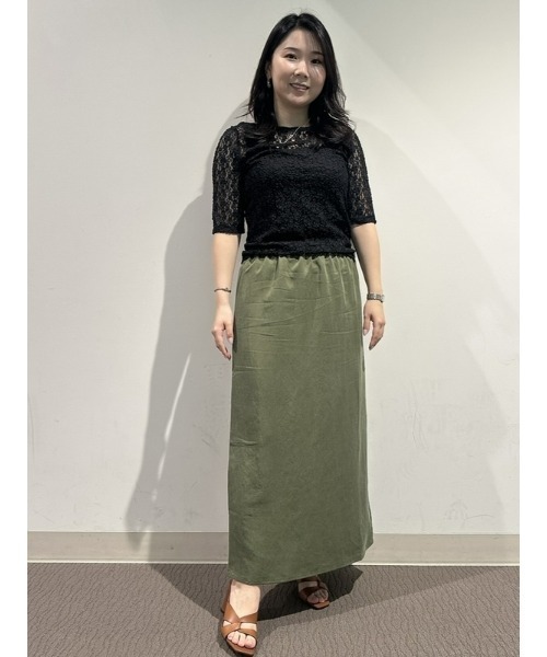 GAP(ギャップ)の「マキシ ペンシルスカート(スカート・レディース・カーキ/クリアブラウン/ブラック・XS/S/M/L/XXS)」の15枚目の写真