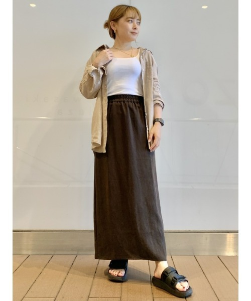 GAP(ギャップ)の「マキシ ペンシルスカート(スカート・レディース・カーキ/クリアブラウン/ブラック・XS/S/M/L/XXS)」の10枚目の写真