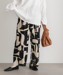 N.(N. Natural Beauty Basic) | ◆キカ柄リラックスストレートパンツ(その他パンツ)