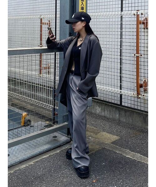 EVRIS（エヴリス）の「ワンポイントフロントボタンニットトップス（カーディガン/ボレロ・レディース・ブラック/アイボリー/ブルー・FREE）」の19枚目の写真