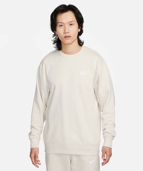 NIKE(ナイキ)の「NIKE AS M NSW CLUB CRW FT BV2667(スウェット・メンズ・ベージュ/グレー/ブラック・X-LARGE/XX-LARGE/LARGE/MEDIUM)」の3枚目の写真