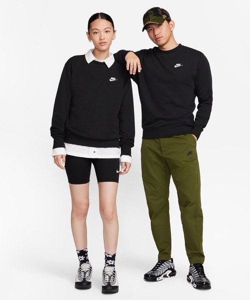 NIKE(ナイキ)の「NIKE AS M NSW CLUB CRW FT BV2667(スウェット・メンズ・ベージュ/グレー/ブラック・X-LARGE/XX-LARGE/LARGE/MEDIUM)」の11枚目の写真