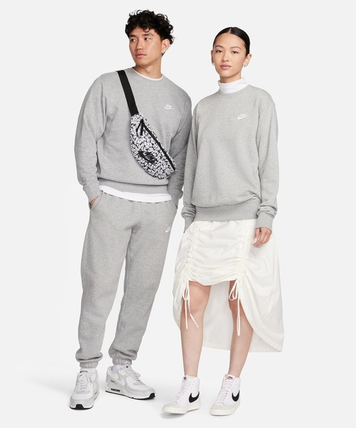 NIKE(ナイキ)の「NIKE AS M NSW CLUB CRW FT BV2667(スウェット・メンズ・ベージュ/グレー/ブラック・X-LARGE/XX-LARGE/LARGE/MEDIUM)」の14枚目の写真