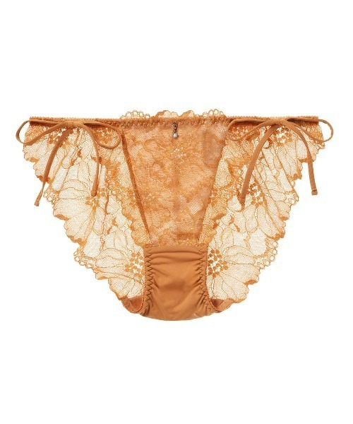 tutuanna（チュチュアンナ）の「ショーツレディース [特盛ブラ]シャルマンノワールヒモショーツ（ショーツ・レディース・オフホワイト/ピンク/ブラック/パープル系その他/ピンク系その他/オレンジ/ネイビー/サンドベージュ/ラベンダー/グレイッシュブルー/ダークグリーン/グリーン/ライトグレー/エンジ/コーラルピンク/イエロー/クリーム/ブルー系その他/ミント/黄土色系1/ダークブルー/セージグリーン/ローズ/マスタード/ダークグリーン系1/ダークパープル/ダークブラック/グリーン系4/ピンク系その他7/サーモンピンク/グリーン系5/ホワイト×ネイビー/グリーン系6/レッド系その他6/ホワイト×ブルー・M/L）」の7枚目の写真