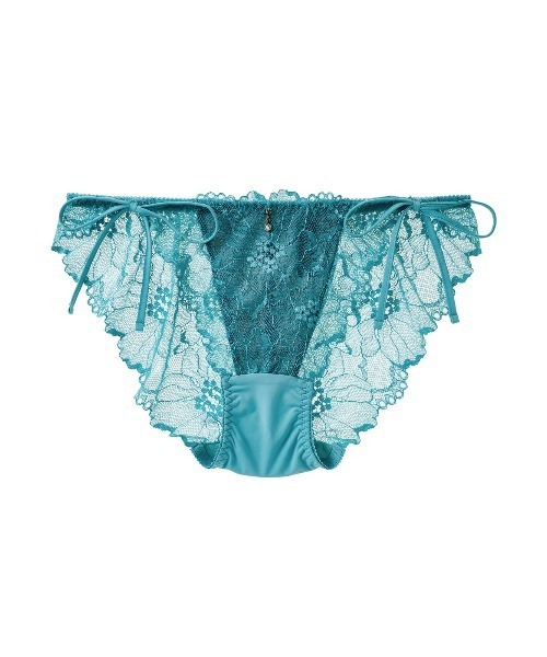 tutuanna（チュチュアンナ）の「ショーツレディース [特盛ブラ]シャルマンノワールヒモショーツ（ショーツ・レディース・オフホワイト/ピンク/ブラック/パープル系その他/ピンク系その他/オレンジ/ネイビー/サンドベージュ/ラベンダー/グレイッシュブルー/ダークグリーン/グリーン/ライトグレー/エンジ/コーラルピンク/イエロー/クリーム/ブルー系その他/ミント/黄土色系1/ダークブルー/セージグリーン/ローズ/マスタード/ダークグリーン系1/ダークパープル/ダークブラック/グリーン系4/ピンク系その他7/サーモンピンク/グリーン系5/ホワイト×ネイビー/グリーン系6/レッド系その他6/ホワイト×ブルー・M/L）」の17枚目の写真