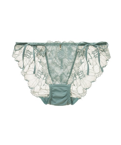 tutuanna（チュチュアンナ）の「ショーツレディース [特盛ブラ]シャルマンノワールヒモショーツ（ショーツ・レディース・オフホワイト/ピンク/ブラック/パープル系その他/ピンク系その他/オレンジ/ネイビー/サンドベージュ/ラベンダー/グレイッシュブルー/ダークグリーン/グリーン/ライトグレー/エンジ/コーラルピンク/イエロー/クリーム/ブルー系その他/ミント/黄土色系1/ダークブルー/セージグリーン/ローズ/マスタード/ダークグリーン系1/ダークパープル/ダークブラック/グリーン系4/ピンク系その他7/サーモンピンク/グリーン系5/ホワイト×ネイビー/グリーン系6/レッド系その他6/ホワイト×ブルー・M/L）」の11枚目の写真