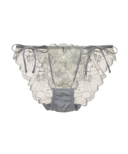 tutuanna（チュチュアンナ）の「ショーツレディース [特盛ブラ]シャルマンノワールヒモショーツ（ショーツ・レディース・オフホワイト/ピンク/ブラック/パープル系その他/ピンク系その他/オレンジ/ネイビー/サンドベージュ/ラベンダー/グレイッシュブルー/ダークグリーン/グリーン/ライトグレー/エンジ/コーラルピンク/イエロー/クリーム/ブルー系その他/ミント/黄土色系1/ダークブルー/セージグリーン/ローズ/マスタード/ダークグリーン系1/ダークパープル/ダークブラック/グリーン系4/ピンク系その他7/サーモンピンク/グリーン系5/ホワイト×ネイビー/グリーン系6/レッド系その他6/ホワイト×ブルー・M/L）」の6枚目の写真