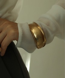 emesuelee | メタルワイドバングル(ブレスレット)