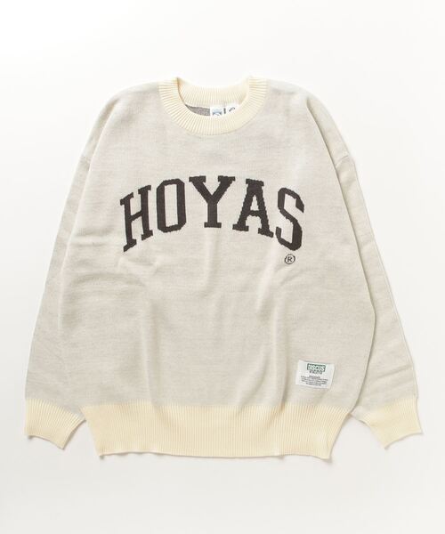 DISCUS ATHLETIC(ディスカス アスレチック)の「DISCUS ATHLETIC/ディスカスアスレチック ニット/セーター オーバーサイズ カレッジロゴ 3487-8782(ニット/セーター・レディース・ネイビー/アイボリー・FREE)」の18枚目の写真