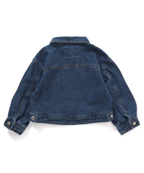 セール　タグ付き未使用　リエンダ　ビジュー　デニムジャケット 　パフスリーブ FREE MAX Switching Big Denim JKT 切替ビッグGジャン デニム