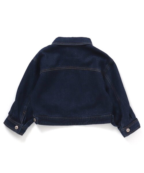 Seraph（セラフ）の「パフスリーブジージャン（デニムジャケット・キッズ・ブルー/ネイビー・110/90/140/95/120/80/130/100）」の8枚目の写真