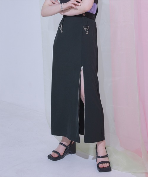 miette（ミエット）の「ビスチェデザインワンピース（ワンピース・レディース・ブラック/グレー・FREE）」の5枚目の写真