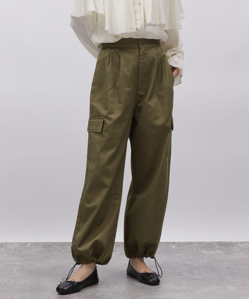 LAKOLE（ラコレ）の「カーゴパンツ / 972305（カーゴパンツ・レディース・グレイッシュベージュ/ブラック/オリーブ・SMALL/MEDIUM）」の3枚目の写真