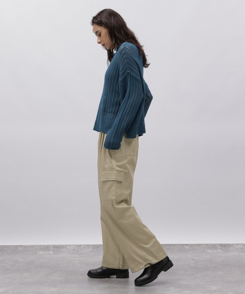 LAKOLE（ラコレ）の「カーゴパンツ / 972305（カーゴパンツ・レディース・グレイッシュベージュ/ブラック/オリーブ・SMALL/MEDIUM）」の10枚目の写真