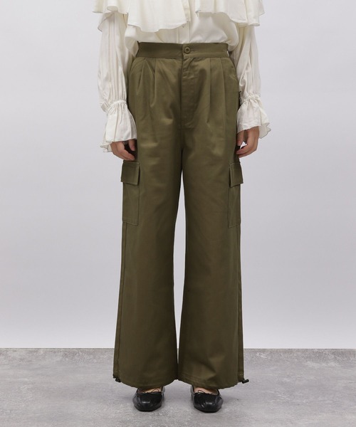 LAKOLE（ラコレ）の「カーゴパンツ / 972305（カーゴパンツ・レディース・グレイッシュベージュ/ブラック/オリーブ・SMALL/MEDIUM）」の21枚目の写真