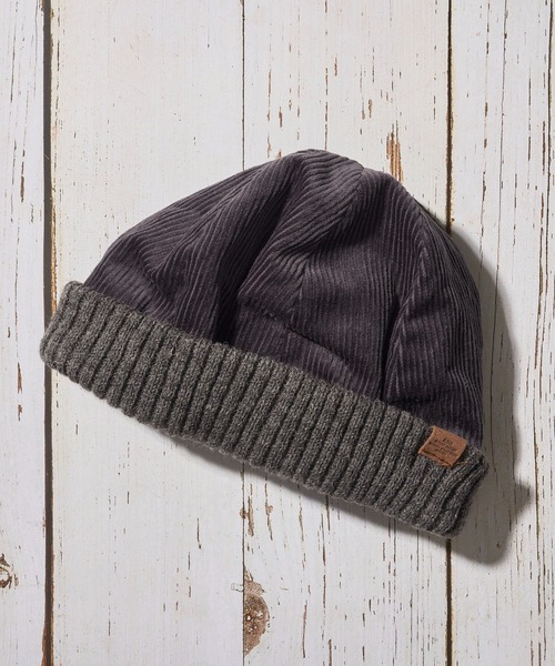 Ruben(ルーベン)の「【Ruben】CORDUROY ROLL WATCH(ニットキャップ/ビーニー・メンズ・カーキ/ベージュ/ブラック/グレー・FREE)」の3枚目の写真