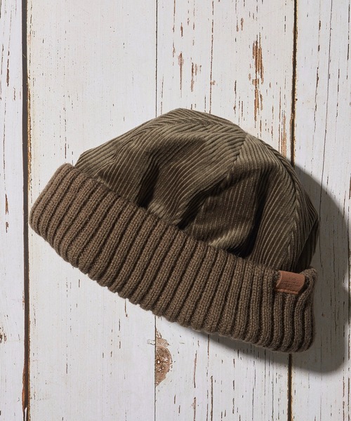 Ruben(ルーベン)の「【Ruben】CORDUROY ROLL WATCH(ニットキャップ/ビーニー・メンズ・カーキ/ベージュ/ブラック/グレー・FREE)」の4枚目の写真