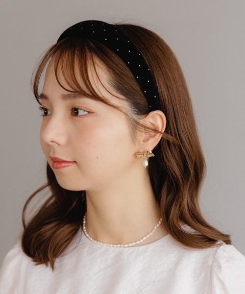 flower(フラワー)の「パーティリボンピアス(ピアス(片耳用)・レディース・ゴールド・FREE)」の7枚目の写真