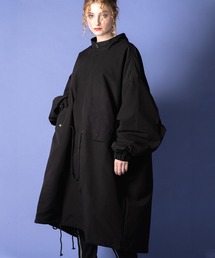 【定価31570円】アンコロック　レザーオーバーサイズモッズコート　人気完売品 ankoROCK（アンコロック）の「レザーモッズコート -スーパー