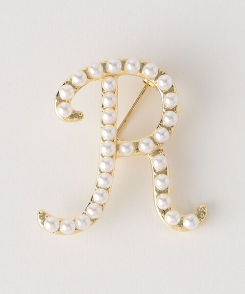 BEAUTY&YOUTH UNITED ARROWS（ビューティーアンドユースユナイテッドアローズ）の「フェイクパール アルファベット ブローチ（ブローチ/コサージュ・レディース・その他3/その他2/その他6/その他5/その他8/その他4/その他7/その他1・FREE）」の6枚目の写真
