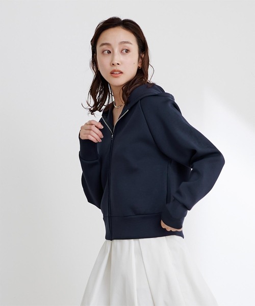 UR'S（ユアーズ）の「ﾀﾞﾝﾎﾞｰﾙﾊﾟｰｶｰ（パーカー・レディース・ネイビー/ホワイト・L/S/M）」の11枚目の写真