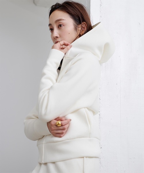 UR'S（ユアーズ）の「ﾀﾞﾝﾎﾞｰﾙﾊﾟｰｶｰ（パーカー・レディース・ネイビー/ホワイト・L/S/M）」の21枚目の写真