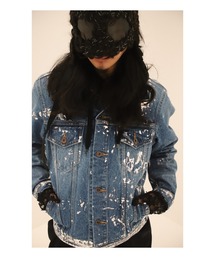 KHOKI（コッキ）の「Silver printed jacket（デニムジャケット）」 - WEAR