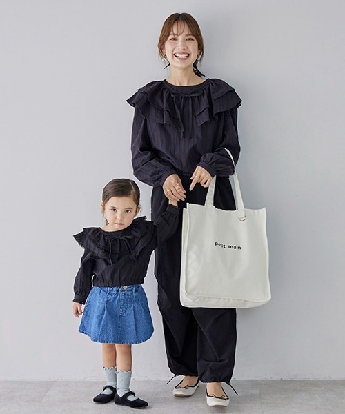 petit main(プティマイン)の「マルチウェイカラートートバッグ(バックパック/リュック・キッズ・イエロー/ブラック/ブルー/パープル/オフホワイト/グリーン/オレンジ/ピンク/キャメル/レッド・FREE)」の21枚目の写真