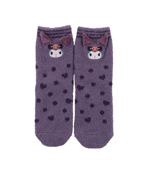 sanrio(サンリオ)の「Sanrio サンリオ 冬のあったかおめかし ハローキティ マイメロディ クロミ アンクルソックス くるぶし 靴下 15cm~25cm(ソックス/靴下・レディース・パープル/ホワイト/ピンク/オフホワイト/ブラック系その他/ピンク系その他/レッド系その他・FREE/S/M)」の5枚目の写真