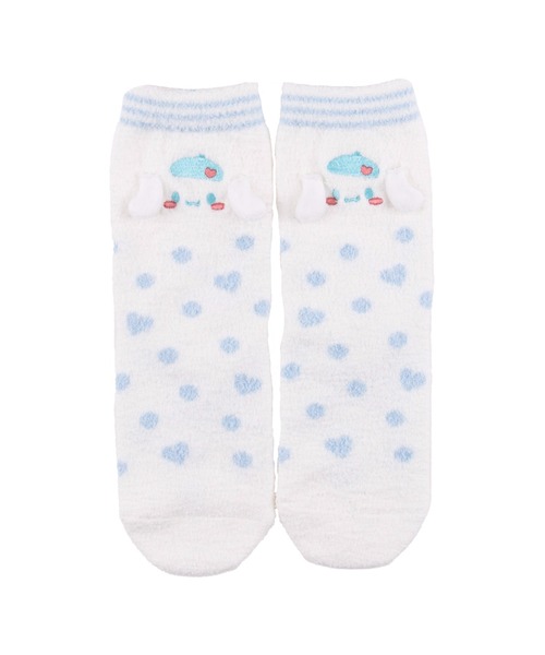 sanrio(サンリオ)の「Sanrio サンリオ 冬のあったかおめかし ハローキティ マイメロディ クロミ アンクルソックス くるぶし 靴下 15cm~25cm(ソックス/靴下・レディース・パープル/ホワイト/ピンク/オフホワイト/ブラック系その他/ピンク系その他/レッド系その他・FREE/S/M)」の3枚目の写真
