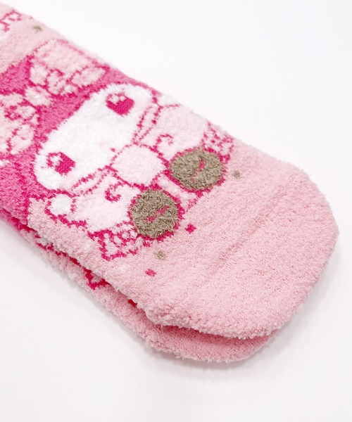 sanrio(サンリオ)の「Sanrio サンリオ 冬のあったかおめかし ハローキティ マイメロディ クロミ アンクルソックス くるぶし 靴下 15cm~25cm(ソックス/靴下・レディース・パープル/ホワイト/ピンク/オフホワイト/ブラック系その他/ピンク系その他/レッド系その他・FREE/S/M)」の9枚目の写真