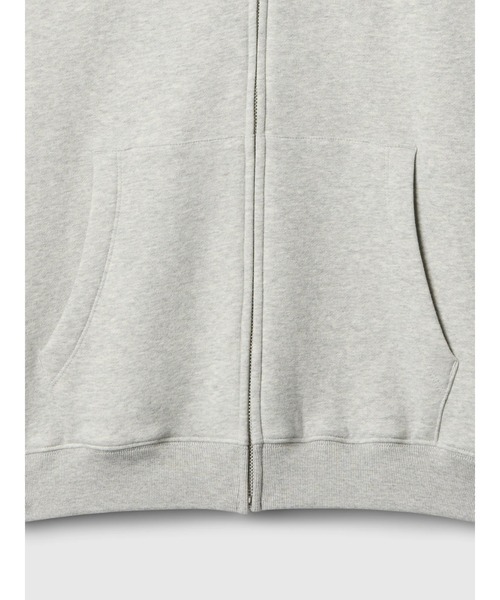 GAP（ギャップ）の「ヴィンテージ ソフト フルジップパーカー(ユニセックス)（パーカー・メンズ・ブラック/ライトグレー・XL/S/M/L/XS）」の5枚目の写真