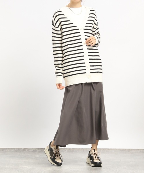 GLOBAL WORK Smile Seed Store（グローバルワーク スマイルシードストア）の「編み柄カーディガン/175927（カーディガン/ボレロ・レディース・グレー/アイボリー/グリーン/杢グレー・SMALL/MEDIUM/LARGE）」の7枚目の写真