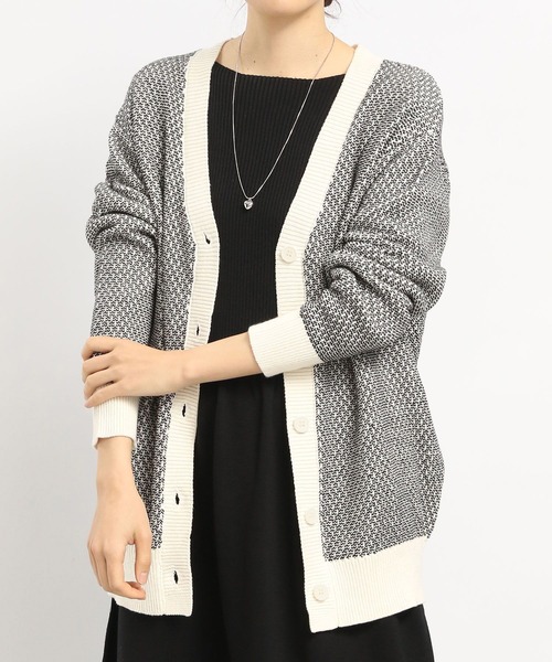 GLOBAL WORK Smile Seed Store（グローバルワーク スマイルシードストア）の「編み柄カーディガン/175927（カーディガン/ボレロ・レディース・グレー/アイボリー/グリーン/杢グレー・SMALL/MEDIUM/LARGE）」の12枚目の写真