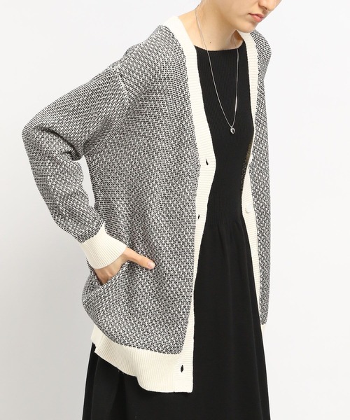 GLOBAL WORK Smile Seed Store（グローバルワーク スマイルシードストア）の「編み柄カーディガン/175927（カーディガン/ボレロ・レディース・グレー/アイボリー/グリーン/杢グレー・SMALL/MEDIUM/LARGE）」の13枚目の写真